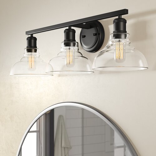 Beachcrest Home Searcy 3 - Light Dimmable Vanity Light & Reviews | Wayfair