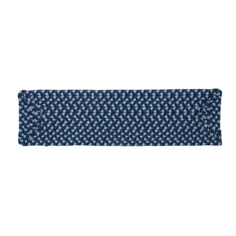 Longshore Tides Johns Trellis Design Navy Stair Tread Reviews Wayfair