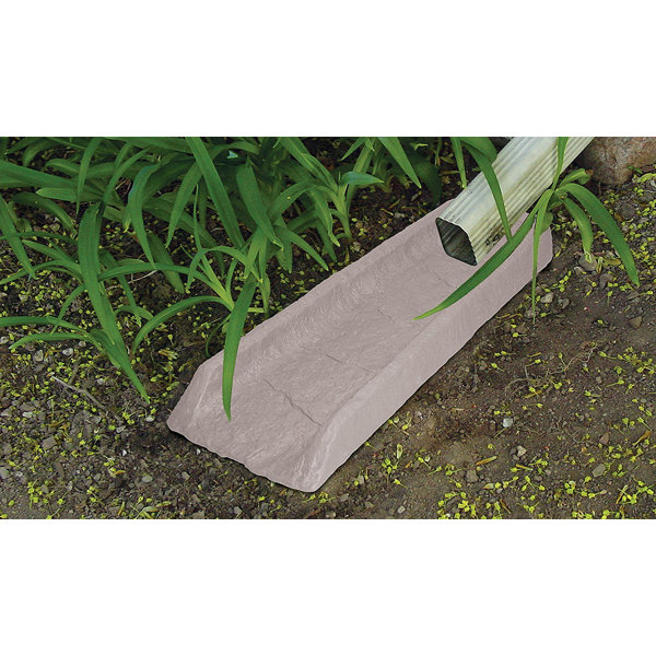Emsco Group Decorative Downspout Rain Splash Block Reviews