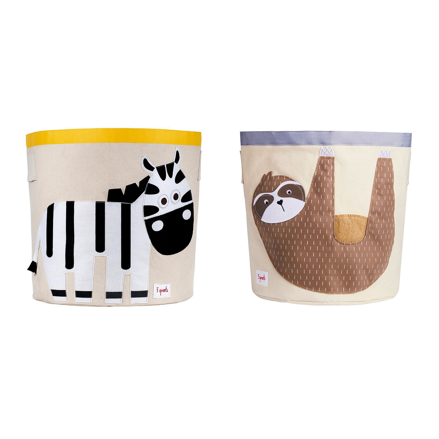 3 sprouts storage bin zebra