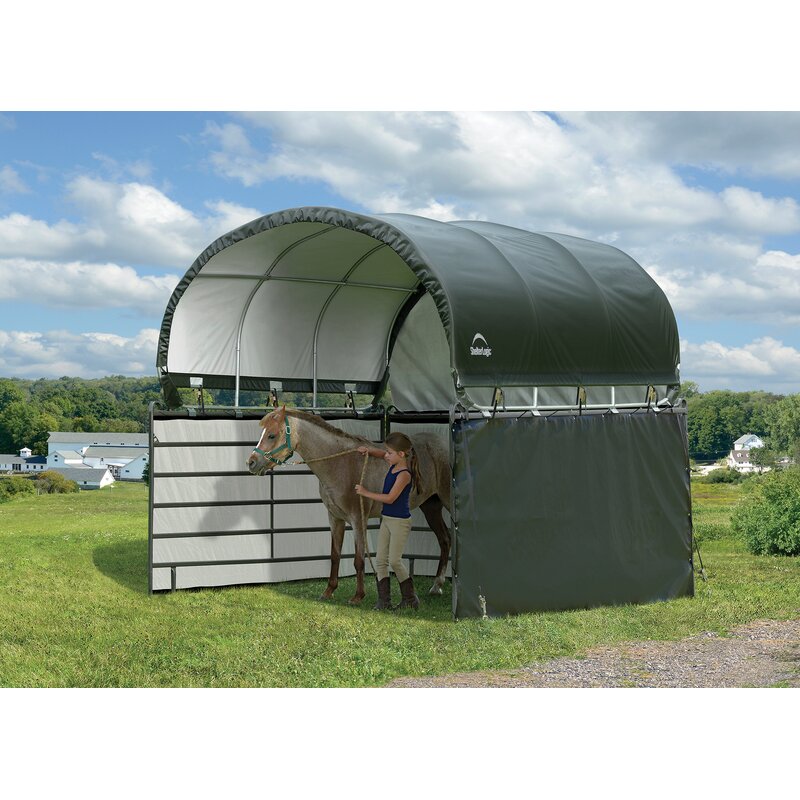 ShelterLogic Enclosure Kit for Corral Shelter 10 Ft. W x 10 Ft. D Steel Grill Gazebo | Wayfair