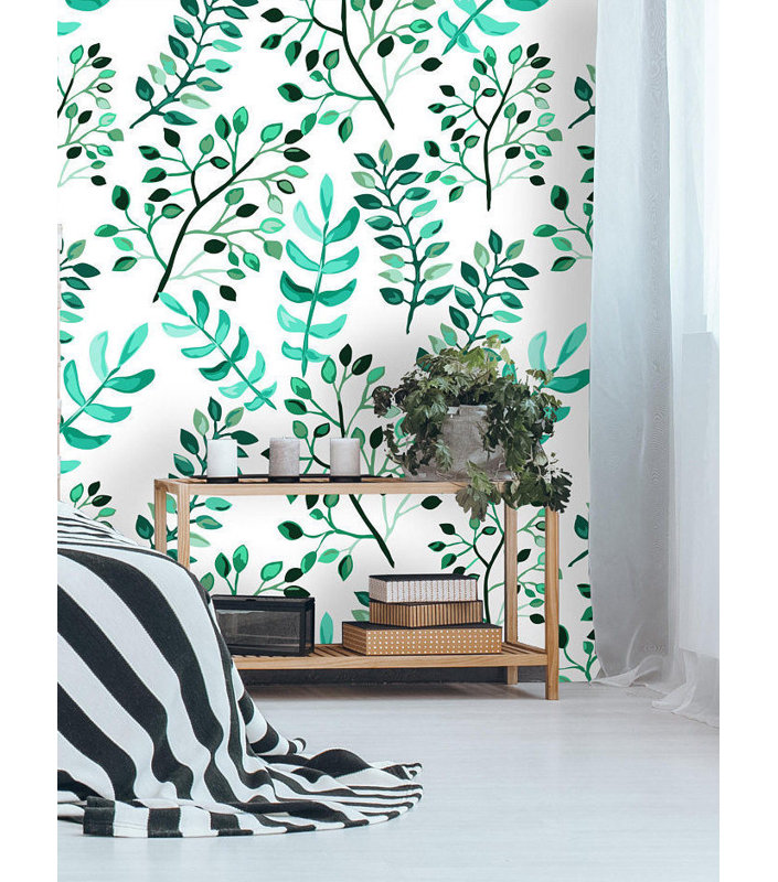 Bungalow Rose Napoleon Removable Leaves 8 33 L X 25 W Peel And