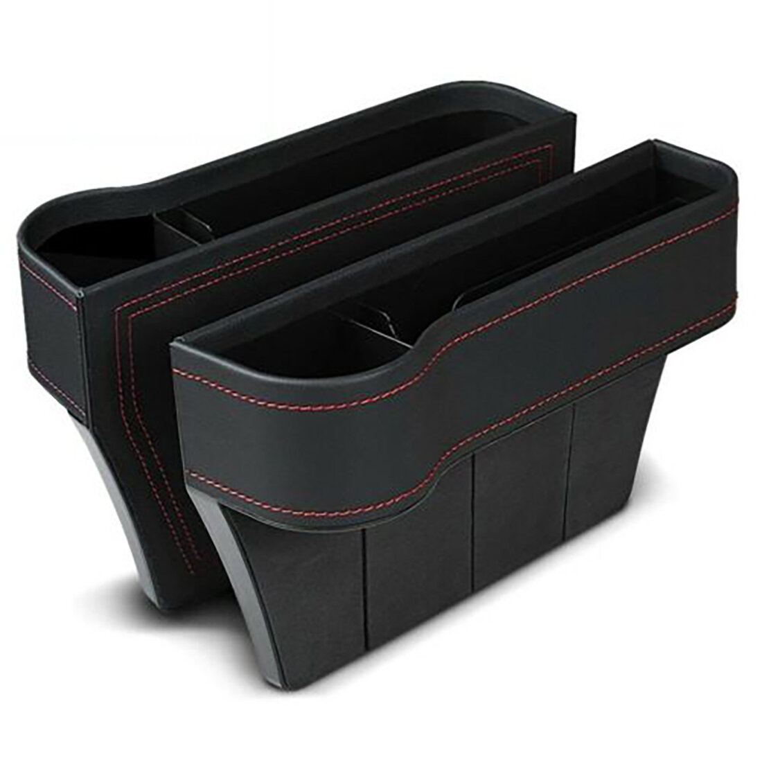 Multifunction Universal Leather Car Seat Side Storage Box Seat Catcher 
