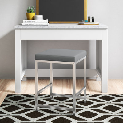 Carlyann Steel Vanity Stool