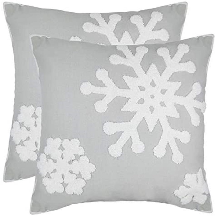 christmas snowflake pillows