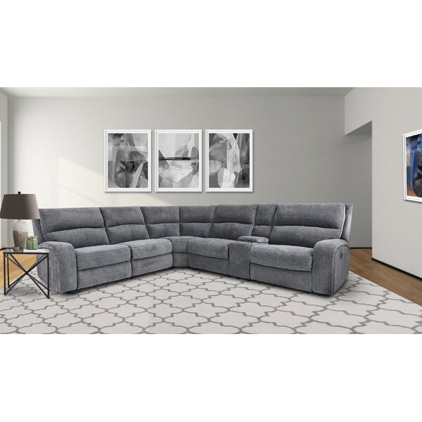 Red Barrel Studio® Polla Upholstered Sectional & Reviews | Wayfair