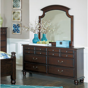 Go to store & view more images Charlton Home Lonoke 12 Drawer Dresser with Mirror