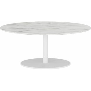 Fina Pedestal Coffee Table By Orren Ellis