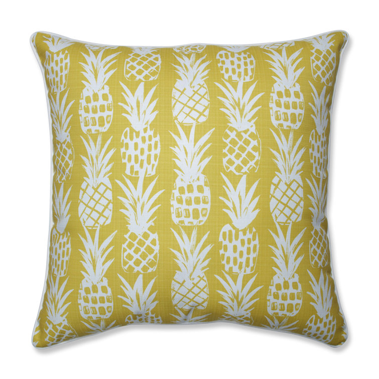 pineapple outdoor throw pillow