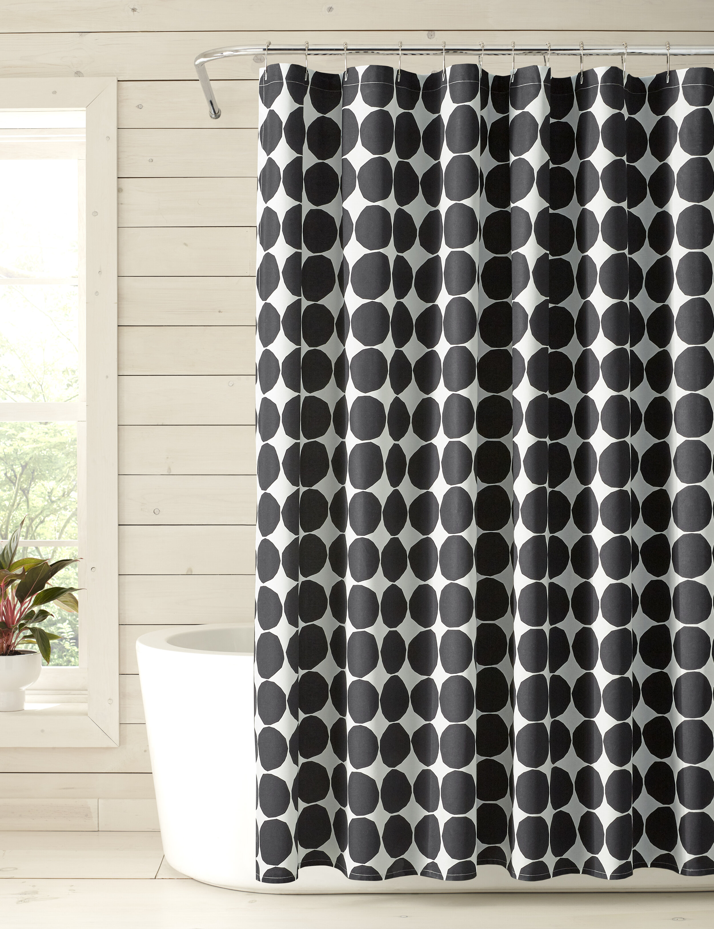 Pienet Kivet 100% Cotton Shower Curtain & Reviews | AllModern