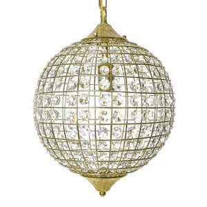 Glam 1-Light Globe Pendant