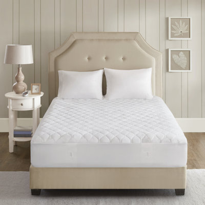 Beautyrest Heated Microfiber Mattress Pad with 3M Scotchgard