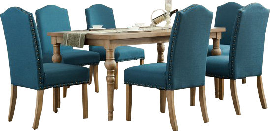 Mistana Atticus Solid Wood 7 Piece Dining Set Wayfair Atticus Solid Wood 7 Piece Dining Set