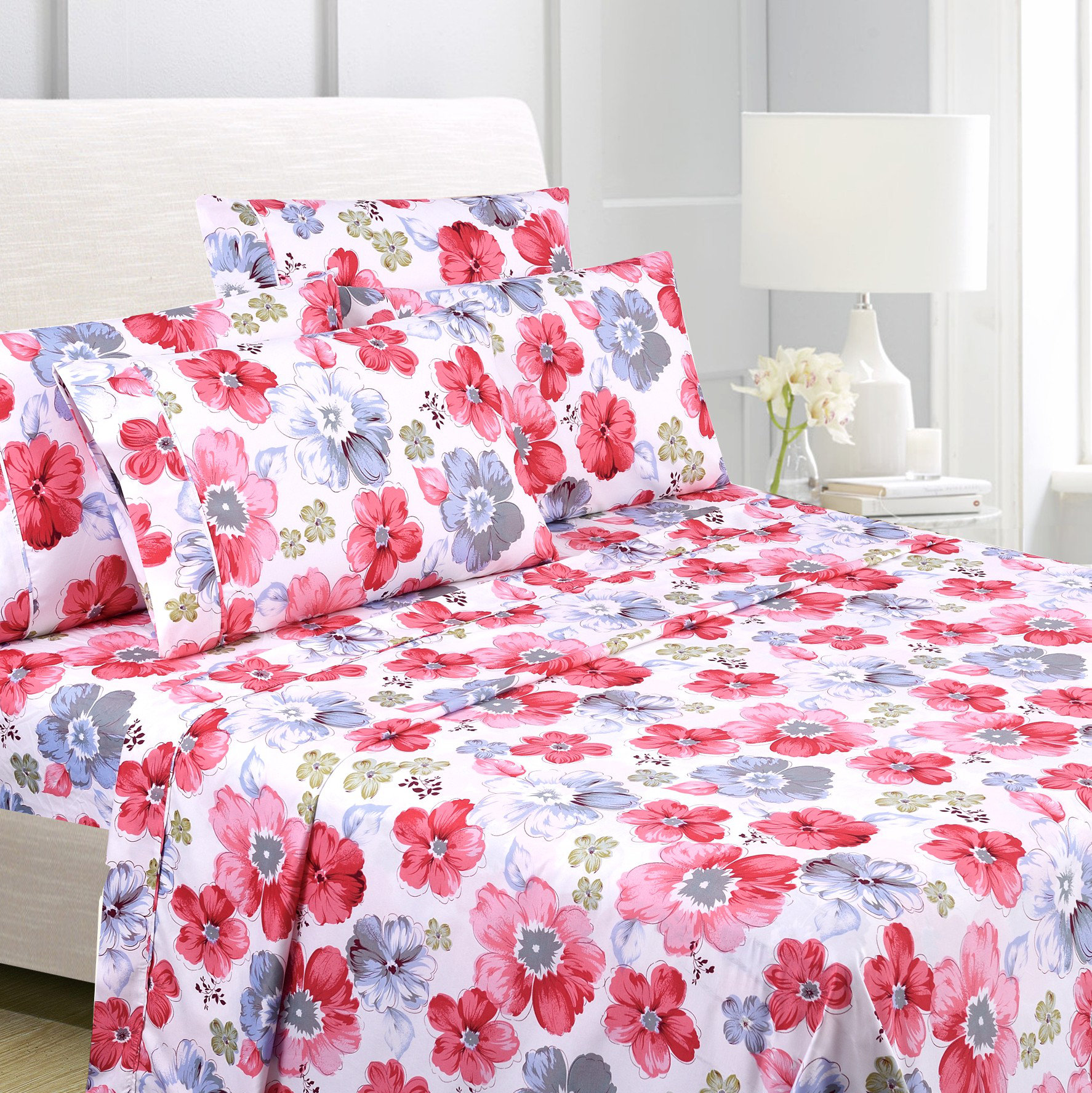 262 With Duvet Cover,Pillow Cases /& Fitted Sheet 3D Effect Bedding Complete Set