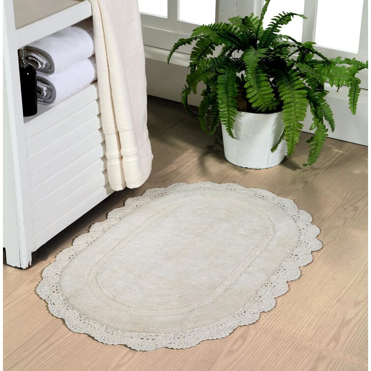 Ophelia Co Winfree Crochet Designerbath Rug Reviews Wayfair