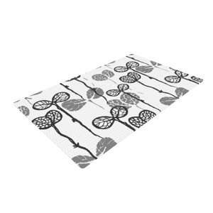 Gill Eggleston Seedlings of Change White/Gray Area Rug