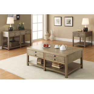 Wightman 3 Piece Coffee Table Set by Loon Peak Read Reviews