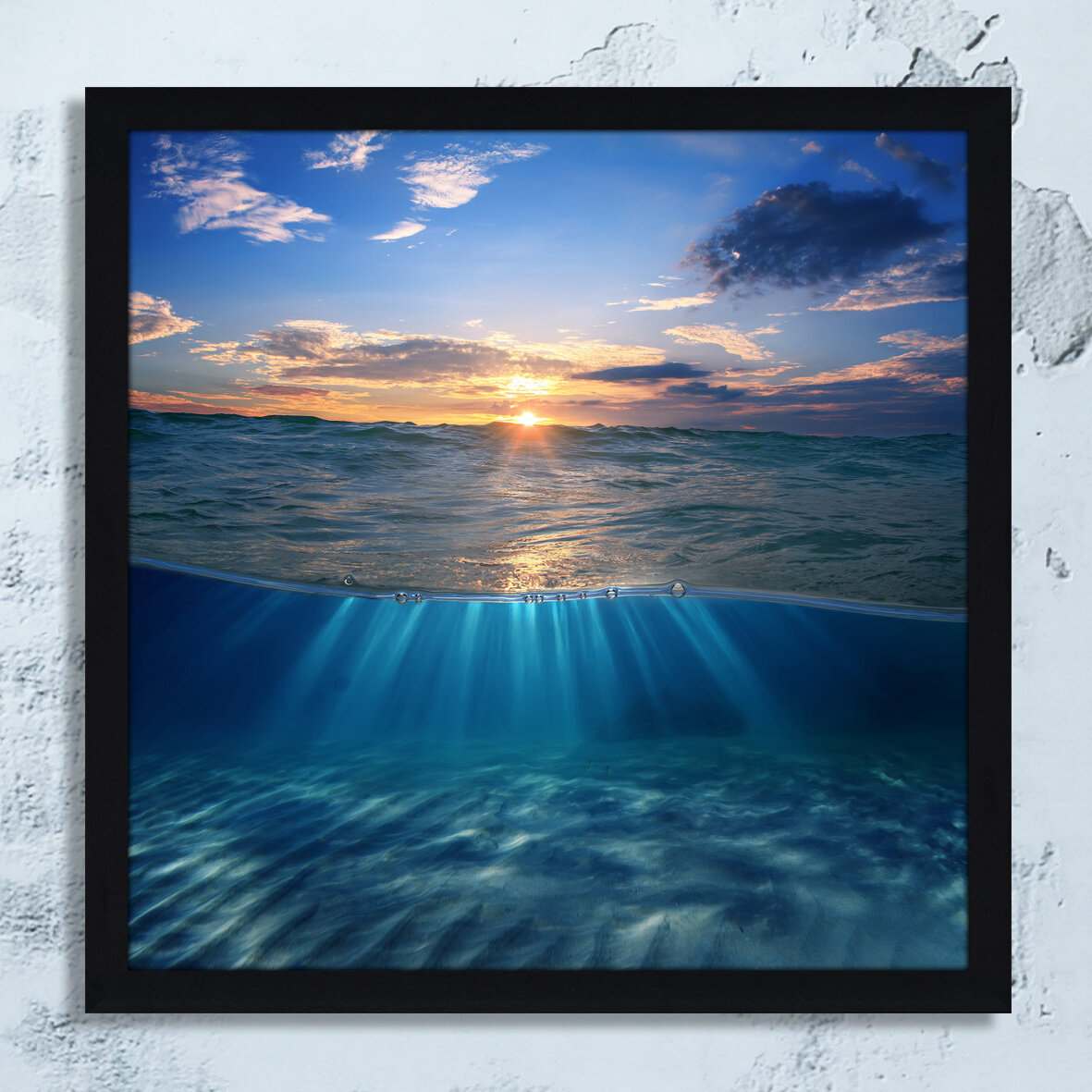 Picture Perfect InternationalUnderwater Framed Plexiglass Wall Art Set of 3 