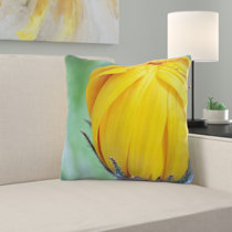marigold throw pillows