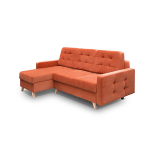 Burnt Orange Sectional Sofa Wayfair Quickview