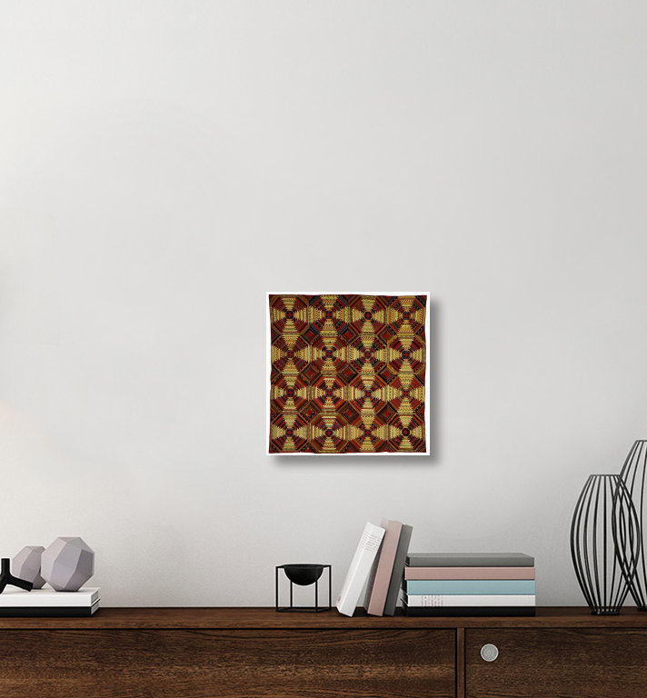 East Urban Home 'Quilt, 'Log Cabin' Pattern, 'Pineapple ...