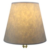 8 Inch Empire Clip on Replacement Lampshade Black 