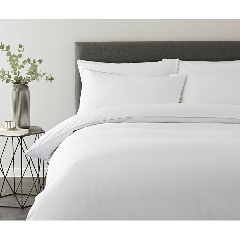 Conran Micro Check 250 Tc Duvet Cover Set Wayfair Co Uk