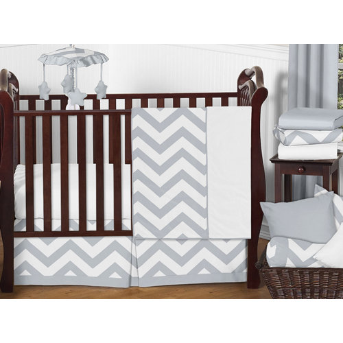 chevron cot bedding