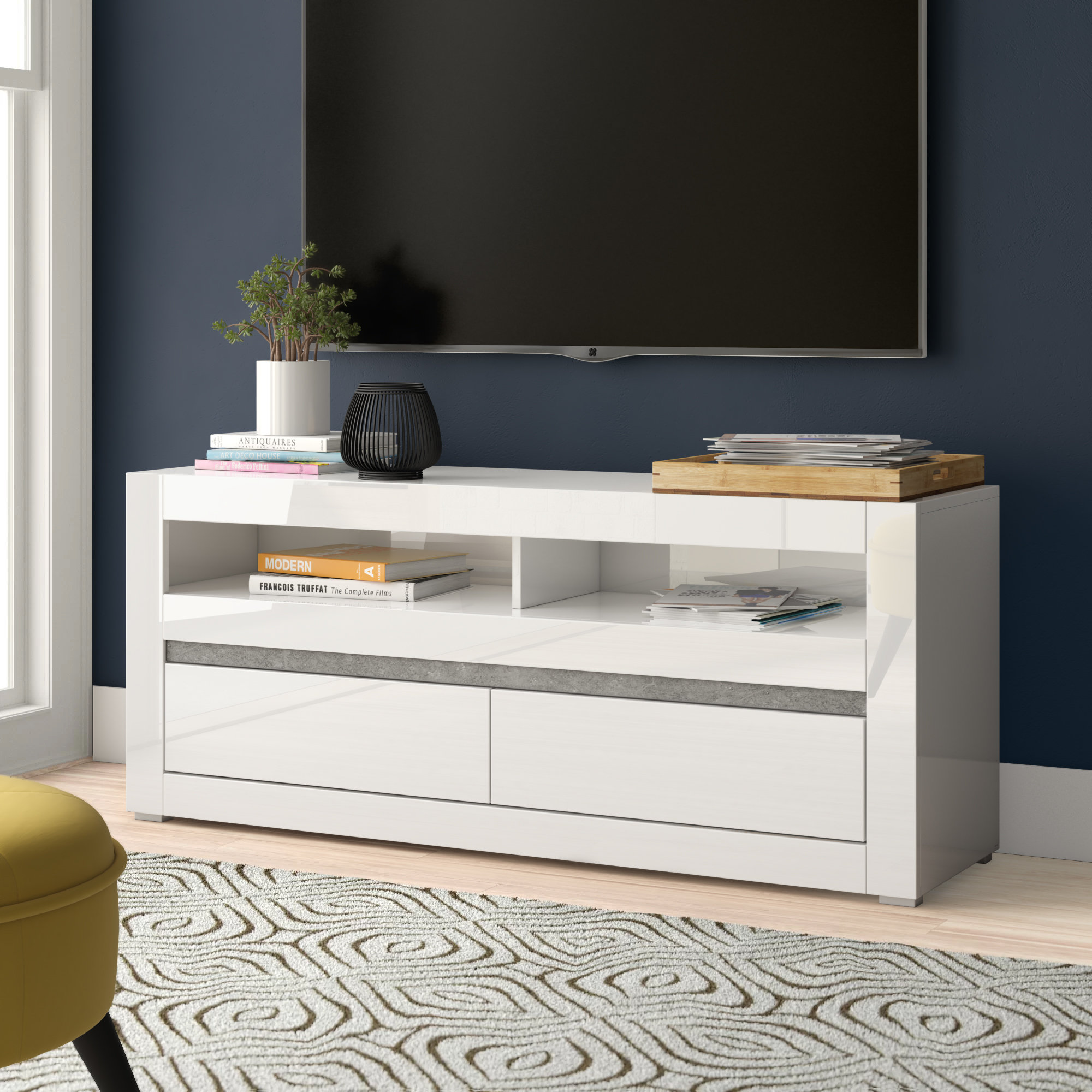 Zipcode Design Luann TV Stand for TVs up to 65 & Reviews Wayfair.co.uk
