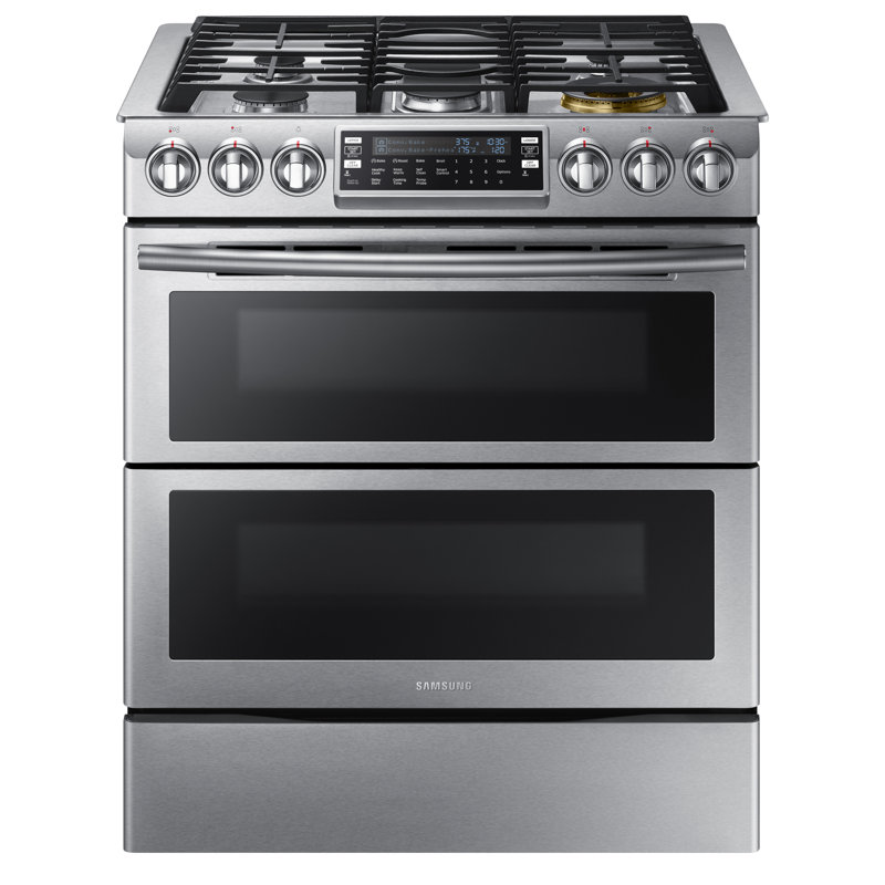 Samsung 30 5 8 Cu Ft Slide In Gas Range Reviews Wayfair