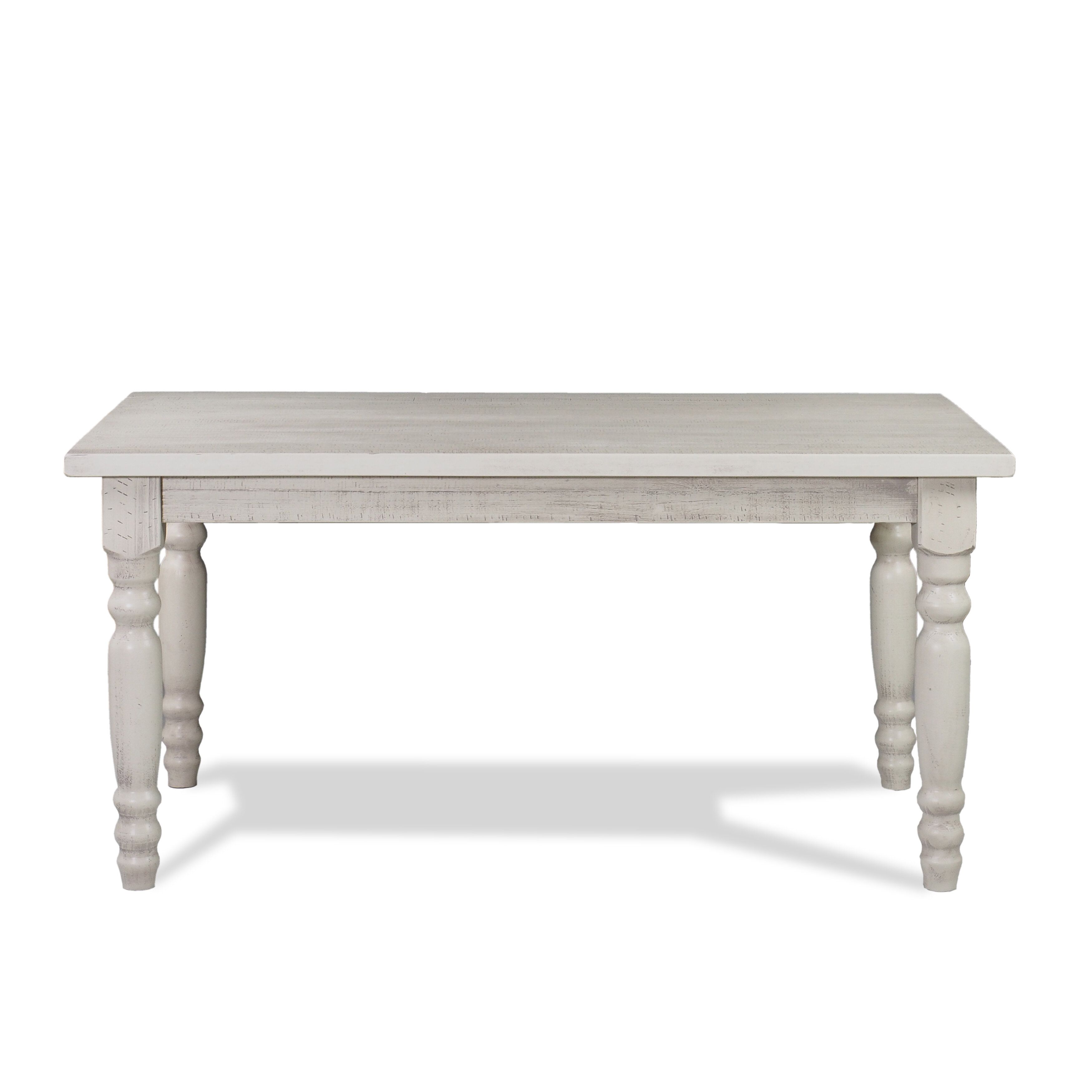 Rustic Distressed Finish White Kitchen Dining Tables Free Shipping Over 35 Wayfair