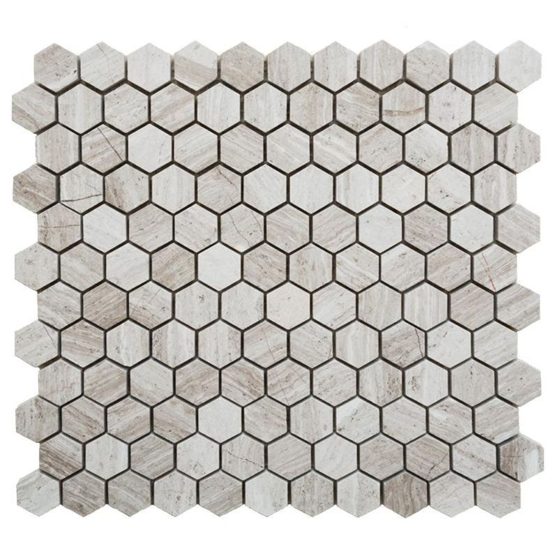 Tile Mosaic Depot 1 X 1 Marble Honeycomb Mosaic Wall Floor Tile Wayfair