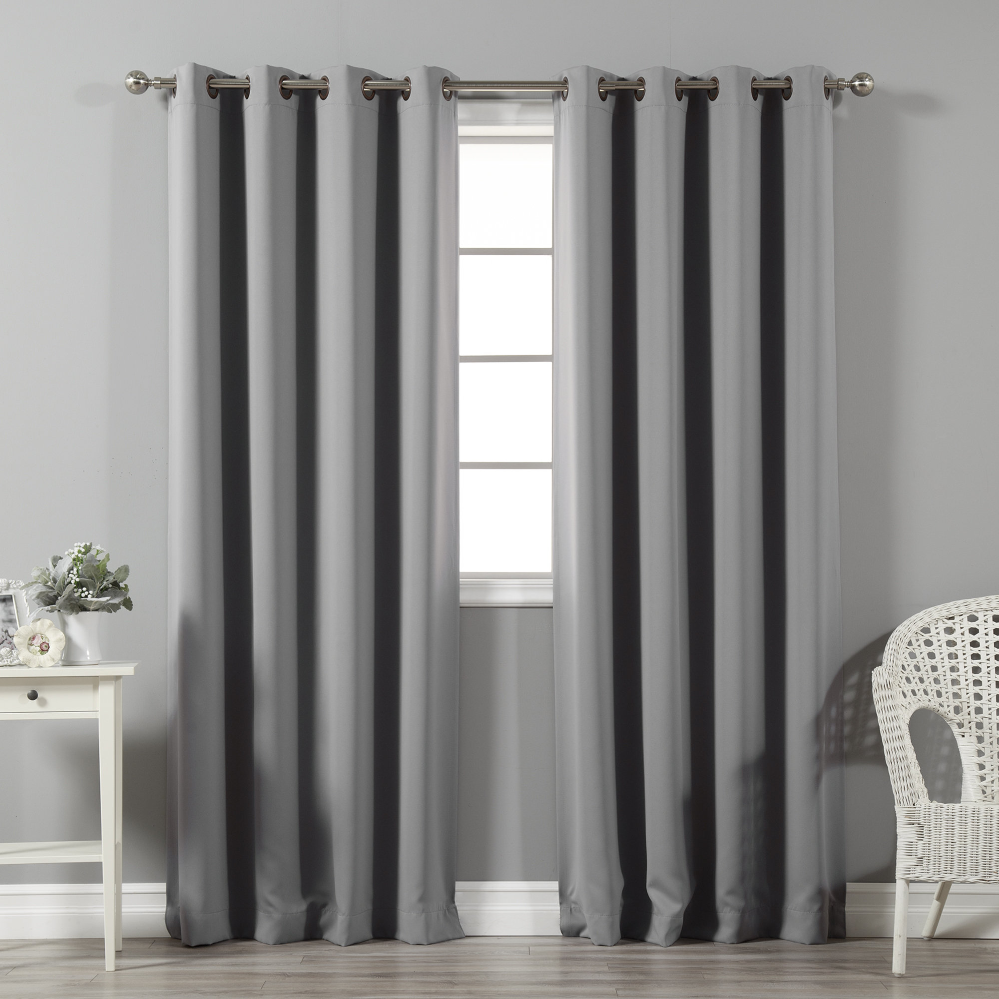 Best Home Fashion Inc Solid Blackout Thermal Grommet Curtain Best Home Fashion Inc Solid Blackout Thermal Grommet Curtain Panels Reviews Wayfair