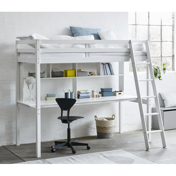 Mack Milo Hochbett Allman Mit Regal 90 X 200 Cm Wayfair De