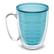 Tervis Hofstra Pride Logo Tumbler with Emblem and Blue Lid 16oz Mug Clear 