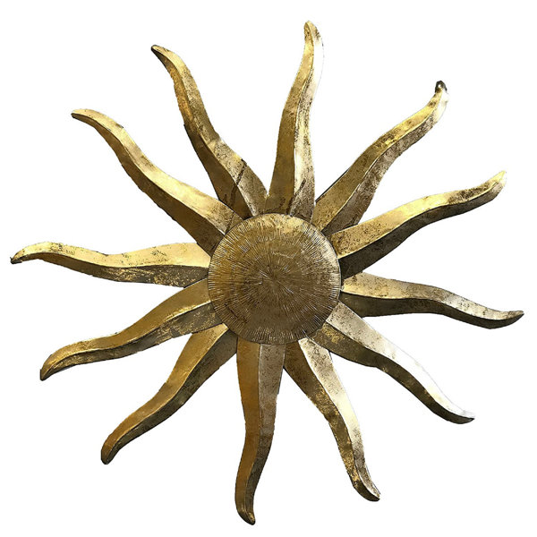 World Menagerie Tribal Sun Artisan Tribal Sunburst Ancient Wall