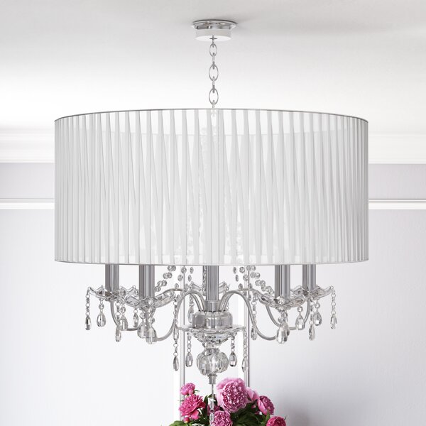 Warwick 5 light chandelier