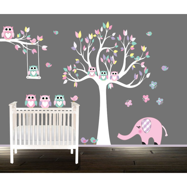 elephant nursery wall decal