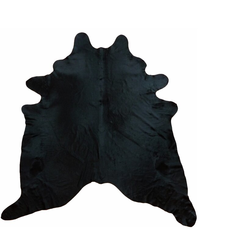 Trent Austin Design Glendale Brazilian Cowhide Natural Black Area