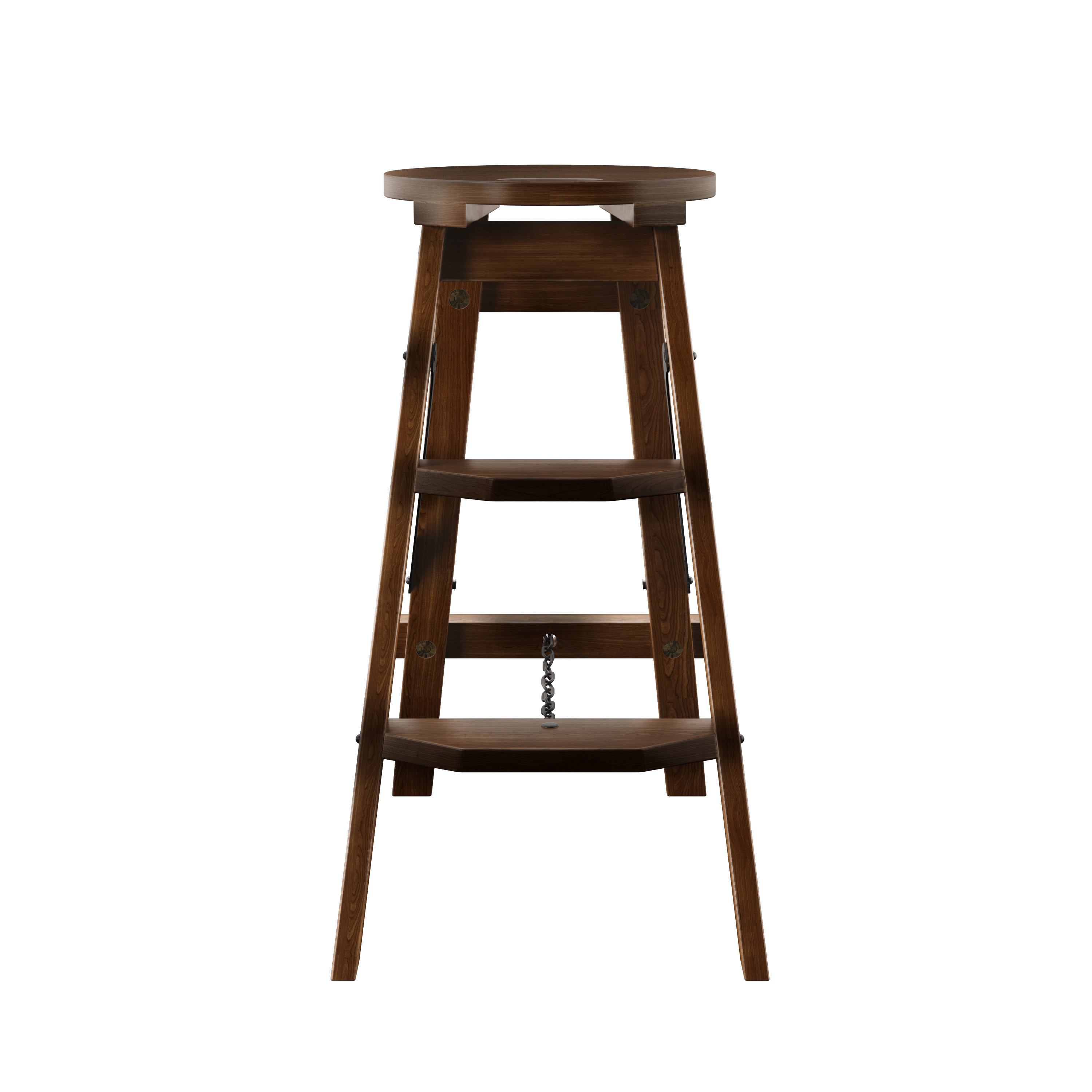 Charlton Home Elina 2 Step Wood Stool With Type Iii Light Elina 2 Step Wood Stool