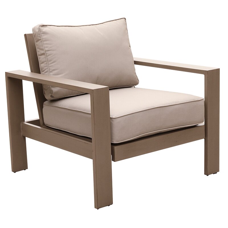 Hubbell Motion Patio Chair With Cushions Allmodern