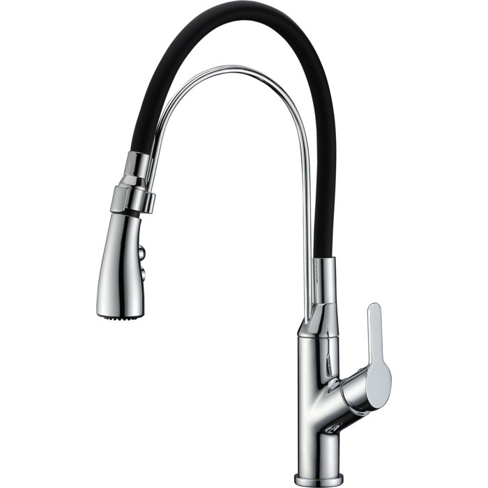 Dawn Usa Pull Out Single Handle Kitchen Faucet Wayfair Ca