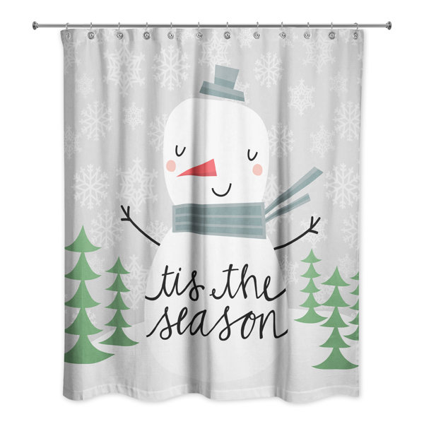 Snowman Shower Curtain Wayfair