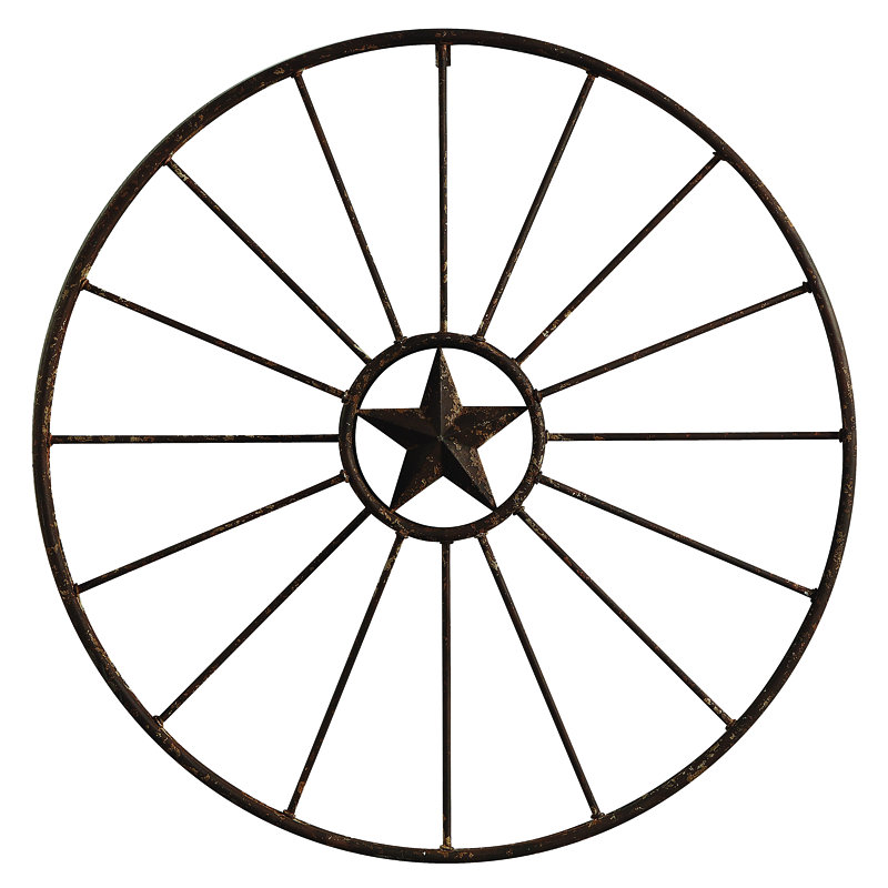 Birch Lane™ Rustic Wagon Wheel Wall Decor & Reviews | Wayfair