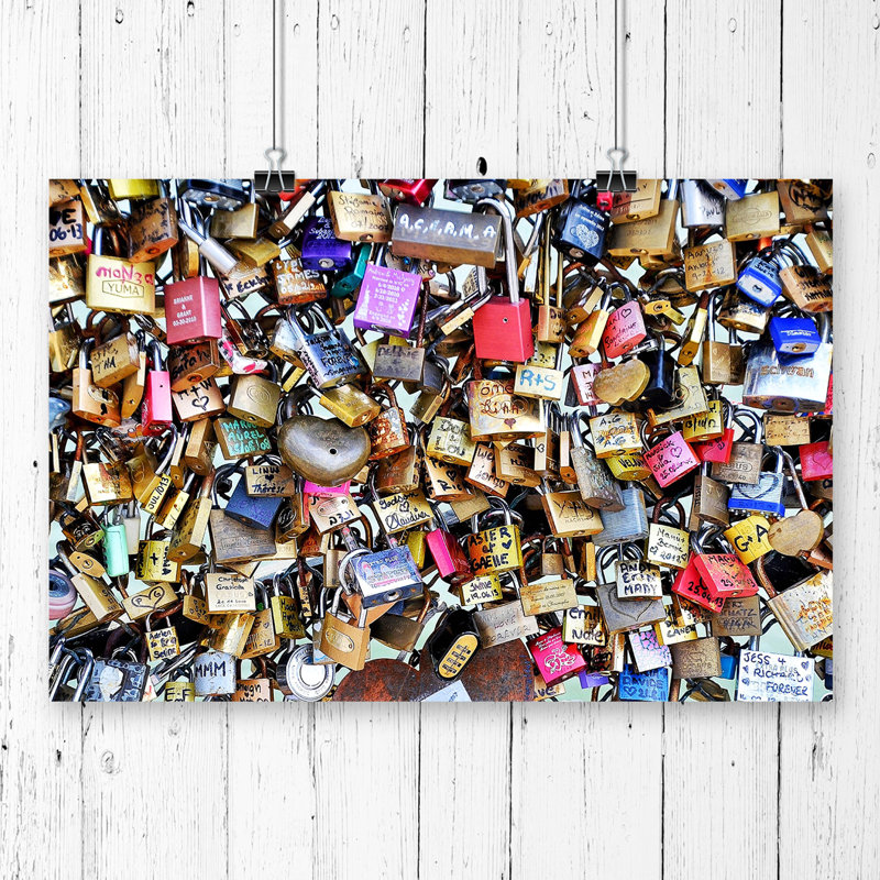 East Urban Home 'Padlocks Lovers Pont des Arts Bridge ... See actions taken by the people who manage and post content.
