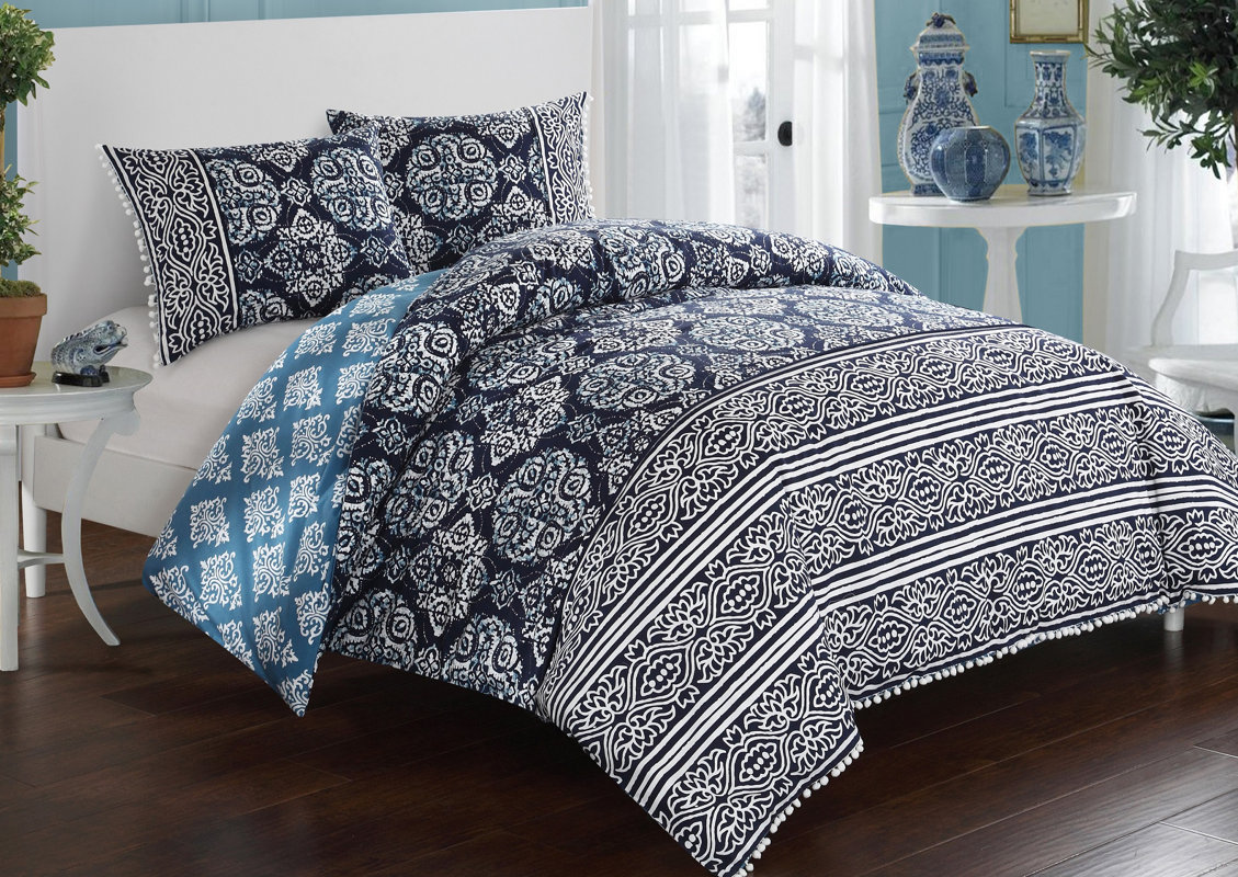 Lux Bed Magical Medallion Duvet Set Reviews Wayfair Magical Medallion Duvet Set