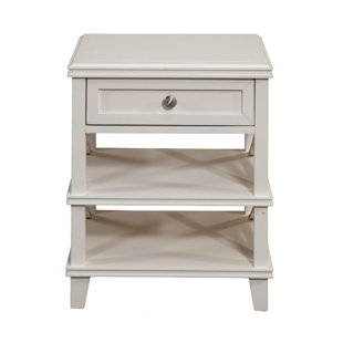 Go to store & view more images Lopiccolo Mahogany Wood 1 Drawer Nightstand by Rosecliff Heights