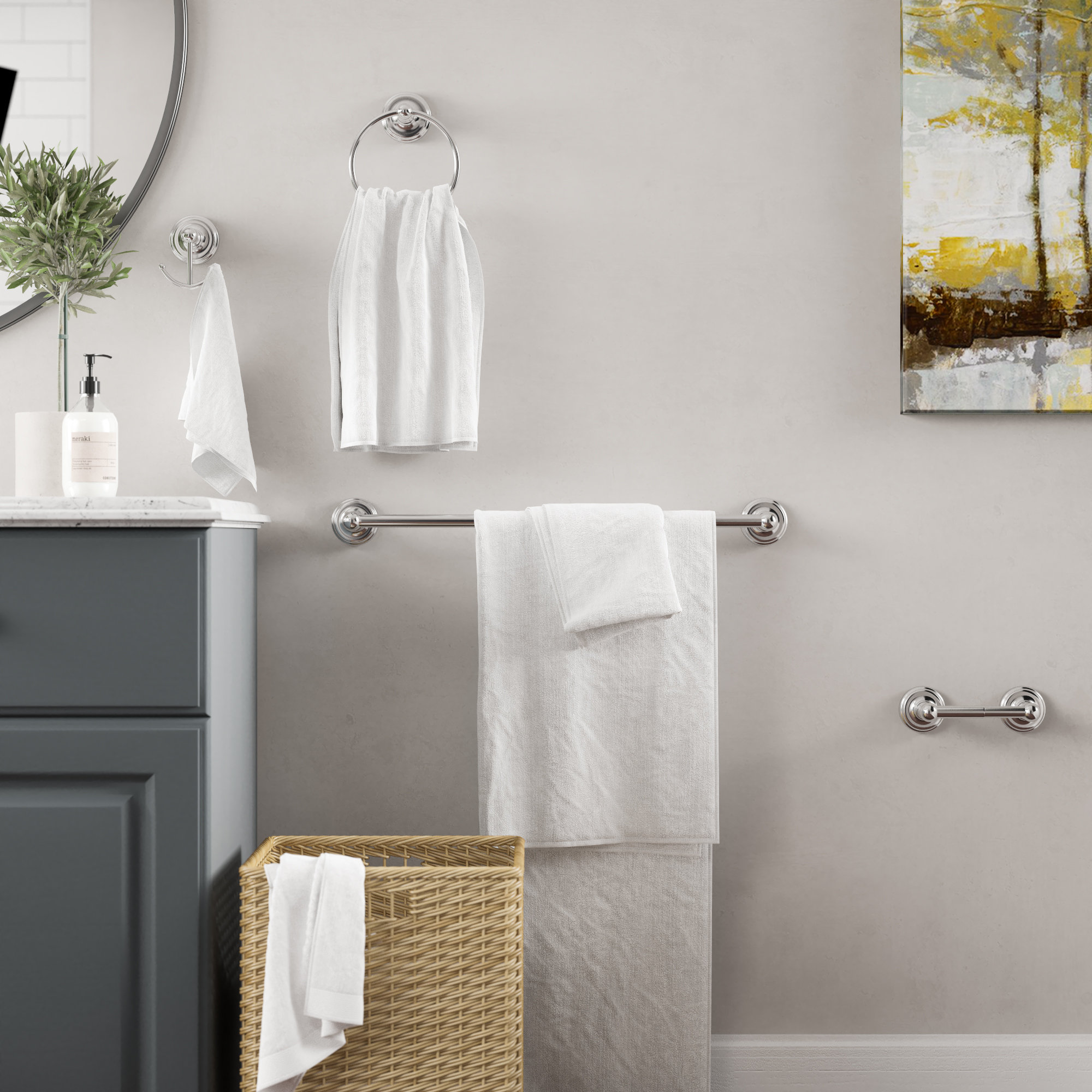 Winston Porter Madita 4 Piece Bathroom Hardware Set Reviews Winston Porter Madita 4 Piece Bathroom