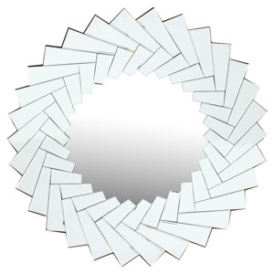 Wandspiegel Prestige Glass Sunburst von Pharmore..