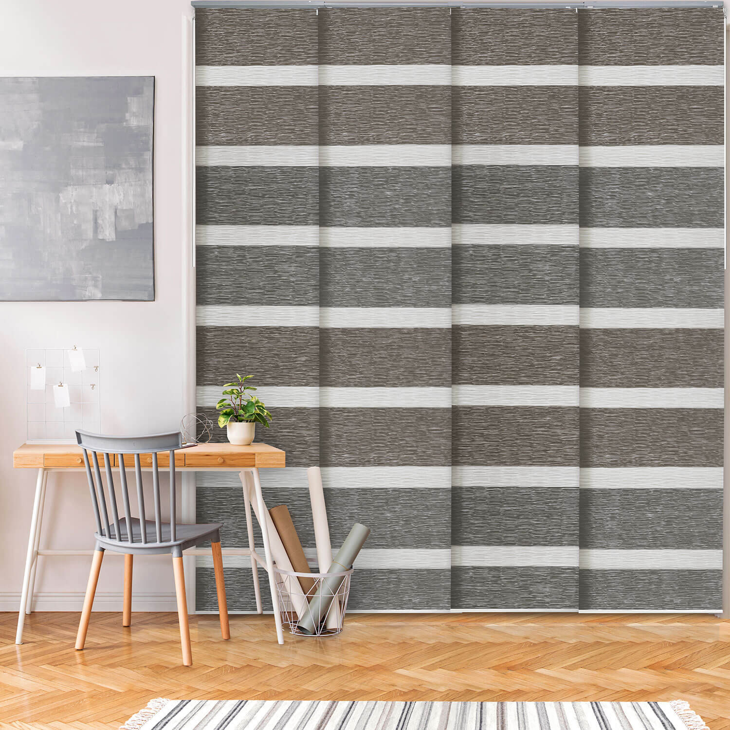 Ebern Designs Room Darkening Vertical Blind & Reviews Wayfair